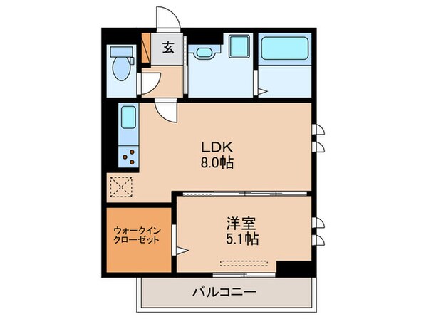 D-room樋井川3丁目の物件間取画像